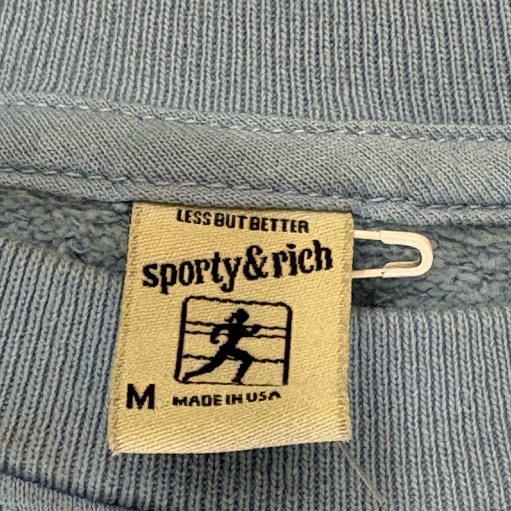 SPORTY & RICH Wellness Sweatshirt M - Picture 6 of 8